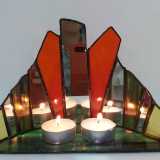 Glass-candle-holder