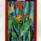 bird-of-paradise-plant-glass-mosaic