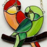 lovey-dovey-stained-glass-parrots