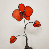 red-flower-stained-glass