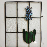 small-blue-flowers-stained-glass-wallhanging