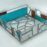 stained-glass-tray-clear-blue