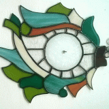 stained-glass-wall-clock-fish