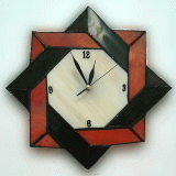 stained-glass-wall-clock-red-black