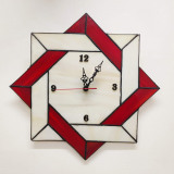 stained-glass-wall-clock