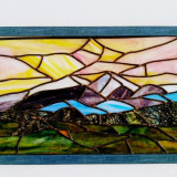 sunset-in-the-mountains-stained-glass-picture