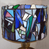 lamp-dark-blue-stained-glass