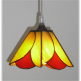 light-fixture-hanging-red-orange