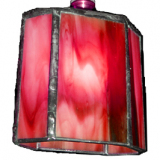 red-poligon-lamp