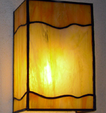 wall-lamp-orange-wave-glass