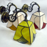 wall-lightfitting-yellow-red-black-stained-glass